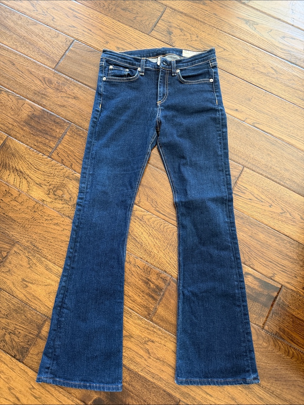 rag & bone Dark Blue Flare Jeans